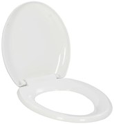 vidaXL Toiletbril soft-close met quick-release ontwerp wit