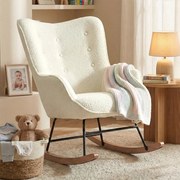 Schommelstoel Teddy Creme