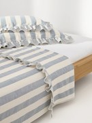 Laken met ruches Posie van linnen-katoen