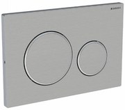 Geberit Sigma 20 bedieningspaneel rvs geborsteld voor Sigma reservoirs 8cm (UP720) en 12cm (UP320)