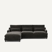 Chenille fluwelen hoekbank, Alwine