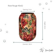 Designed by Lammie vaas Rose Rouge