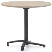 + 10% kassakorting | Inklapbare tafel Bellagio | Rond | Tuintafel Teakhout | Ø85cm | 2 personen | Kees Smit Tuinmeubelen