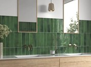 DTG Zenya wandtegel 7.5x30cm groen