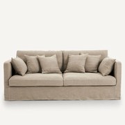 Bankhoes in dik stonewashed linnen, Neo Kinkajou