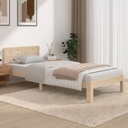 vidaXL Bedframe massief grenenhout 90x200 cm