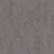 DUTCH WALLCOVERINGS Behang Fishbone bruin en goudkleurig