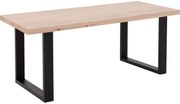 Goossens Eettafel Blade, Strak blad 200 x 100 cm 6 cm dik