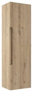 Saniclass Prime Balance Hoge Kast - 120x34.5x34.5cm - 1 deur - rustiek eiken - MDF RC/074822