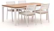 Bellagio Rumo/Linosa 180cm dining tuinset 5-delig stapelbaar