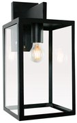 Hampton Muurlamp Zwart met Lichtsensor LED