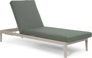 Lifestyle Garden Furniture Mateo Ligbed Met Kussen Loft/moss Green Aluminium Taupe