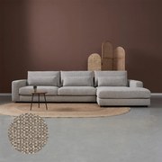 PEPP Interiors Como Grote Bank Met Chaise Longue Rechts Beige Silencio 19