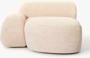 Bouclé hoekmodule Wolke