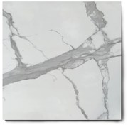 Vloertegel 120x120 Cm Cifre Statuario Marmerlook Mat Wit