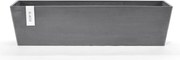 Ecopots bloempot Bruges 80 - Rechthoekig - Grey - 80,8cm x 20cm x H20,3cm