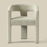 Wabi Sabi Eetkamerstoel Beige Volledig Stof