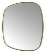 Hotbath &More Contour spiegel deens ovaal 100x100cm geborsteld gunmetal PVD