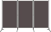 vidaXL Kamerscherm met 3 panelen 260x180 cm antraciet
