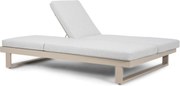 Lifestyle Garden Furniture Massimo Ligbed Met Kussen Loft/soft Grey Aluminium Taupe
