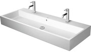 Duravit Vero Air Wastafel - 120x47cm - 2 kraangaten - met overloop - geslepen - wondergliss - wit 23501200261