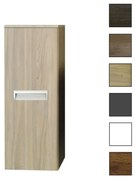 Sanicare kolomkast met inliggende greep 33,5x90x32cm grey-wood