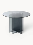 Ronde glazen eettafel Anouk, in verschillende formaten