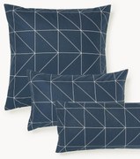 Katoenen kussensloop Marla met patroon