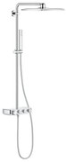 GROHE Euphoria smartcontrol Regendoucheset Opbouw - hoofddouche vierkant 31cm - handdouche staaf - chroom 26508000