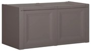 vidaXL Kussenbox 85 L 86x40x42 cm grijs