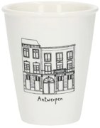 Gevel mok, Antwerpen Wapper, porselein, 200 ml