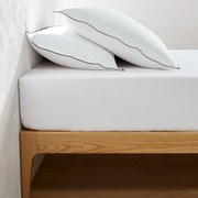 Hoeslaken van 118-draden gewassen katoensatijn, Victor uni