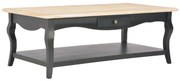 vidaXL Salontafel 110x60x40 cm MDF zwart