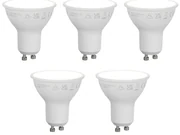 Set van 5 Smart GU10 50mm dimbare LED lampen opaal 7W 630 lm 4000K
