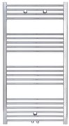 Sanigoods Base handdoek radiator 120x60 431 watt MO aansluiting chroom