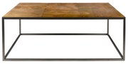 Dutchbone Lee Koperen Salontafel - 110 X 55cm.