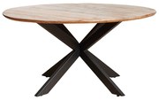 Starfurn Arlington Ronde Eettafel Mangohout 120 Cm