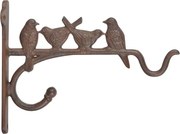 Esschert Design Muurhaak vogeldecoratie - Gietijzer