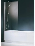 Novellini Aurora 1 badklapwand 1 delig 85x150cm chroom/helder auroran185-1k