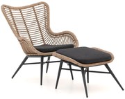 Intenso Rovello lounge tuinstoel met voetenbank