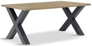 Dining Tuintafel rechthoekig 180 x 100 cm Grijs Cardiff