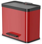 Hailo Pedaalemmer Oko Duo Plus maat L 17+9 L rood 0630-240