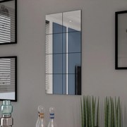 vidaXL Spiegeltegels frameloos 8 st 20,5 cm glas