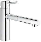 GROHE Concetto Keukenkraan - uittrekbare uitloop - 2 straalsoorten - chroom 30273001