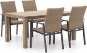 + 10% kassakorting | Diningset Manifesto  | 4 personen teakhout | Tuinset stapelbaar | 5-delig | Kees Smit Tuinmeubelen