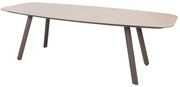 Taste by 4 Seasons Manolo tuintafel terre met geprint keramisch blad 240 x 103 cm Tuintafel bruin weerbestendig