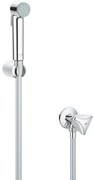 GROHE Tempesta-F Trigger Spray 30 Handdoucheset - 1 straalsoort - rond - met houder - met hoekstopkraan - gladde slang - 125cm - chroom 27514001