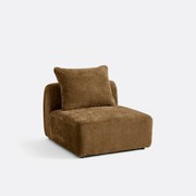 Zitelement voor modulaire bank, jacquard chenille, AMAD