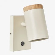 Directionele Wandlamp Van Ijzer Amaranto Tapioca Beige - Sklum