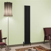 Eastbrook Tordino radiator 30x180cm aluminium 864W zwart mat